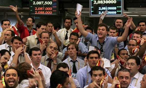 EUFORIA Y DEPECION. Los operadores brasileños no tuvieron un buen día: el Bovespa perdió un 2,9%.