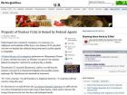 PUBLICACION EN ESTADOS UNIDOS. El New York Times publicó ayer la noticia. IMAGEN TOMADA DE NYTIMES.COM