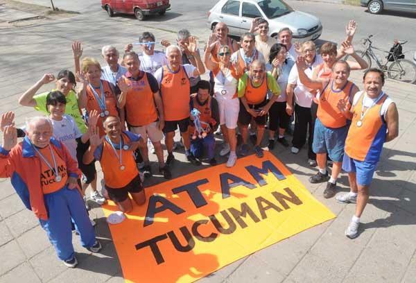 SIEMPRE SON NOTICIA. Los atletas tucumanos coparon todos los podios.