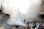 DESTRUCCION Y MUERTE. La Policía cree que muchas víctimas del ataque están sepultadas bajo los escombros. REUTERS