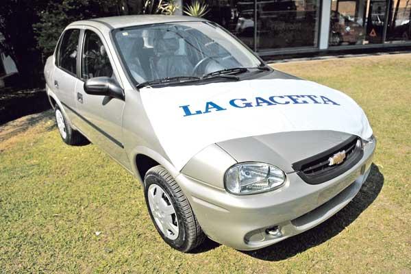 EL PREMIO. El Corsa City de cuatro premios que pueden ganar los lectores. LA GACETA / JUAN PABLO SANCHEZ NOLI