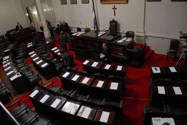 VACIO REITERADO. Durante este año, el recinto de la Legislatura sólo abrió 11 veces sus puertas para deliberar. LA GACETA / FRANCO VERA