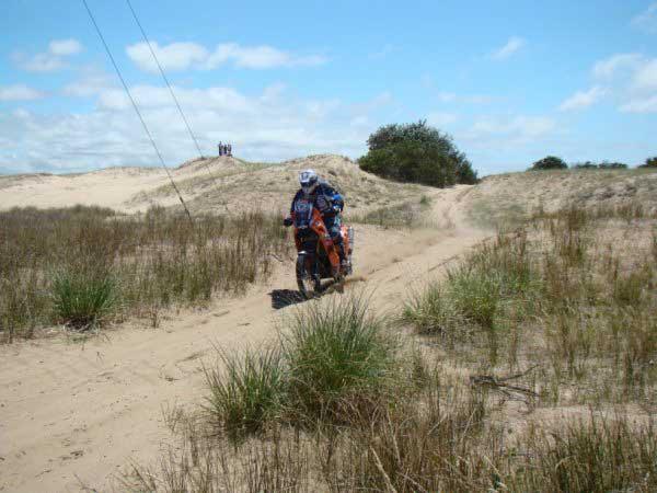 EN LAS DUNAS. Rodolfo Bollero ganó el fin de semana en Villa Gesell.
