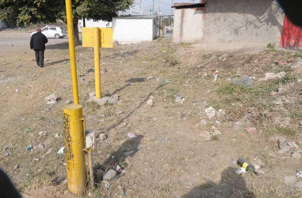 MISTERIO. El aparato apareció cerca de donde habían quemado pastizales.