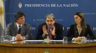 ANUNCIOS. Fernández encabezó la reunión con los dirigentes ruralistas en la Casa de Gobierno. FOTO DYN