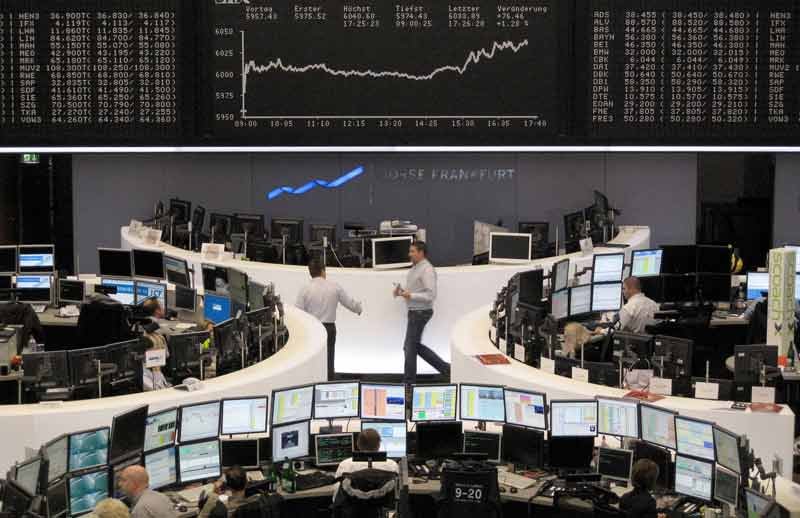 OPTIMISMO. Las Bolsas europeas lograron su máxima alza desde octubre de 2008.