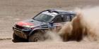 PROBLEMAS MECANICOS. El BMW de Peterhansel sufrió desperfectos. REUTERS