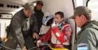 OXIGENO. Muchos pilotos deben ser asistidos durante la competencia. TELAM