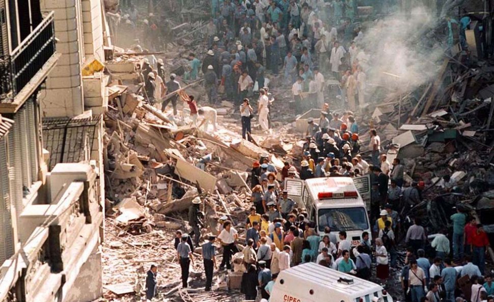 HACE 18 AÑOS. El atentado fue el peor en la Argentina y el peor contra una embajada israelí. NA