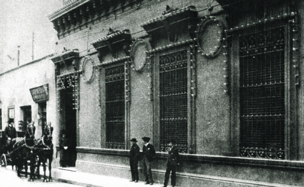 EN BUENOS AIRES. Residencia del general Julio Argentino Roca, en la calle San Martín 575, en una foto de 1910. LA GACETA / ARCHIVO