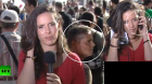 Le robaron el celular a una reportera en vivo