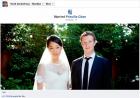 Se casó Mark Zuckerberg, fundador de Facebook