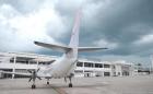 Pese a la lluvia, el movimiento es normal en el aeropuerto