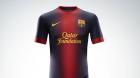 La nueva camiseta de Barcelona