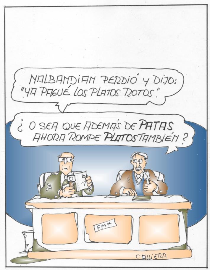 Nalbandian: patas y platos