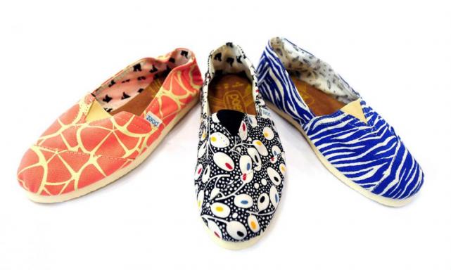 Alpargatas de Las Paéz con diferentes estampas ($270).