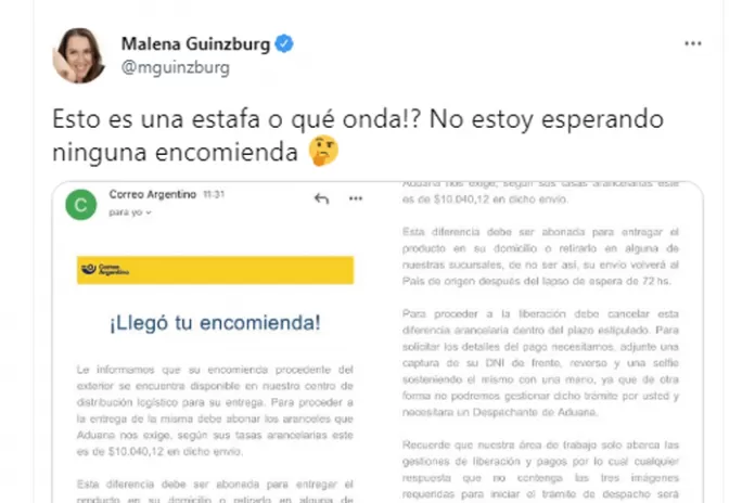 Alertan una nueva estafa que vincula al Correo Argentino cómo detectarla