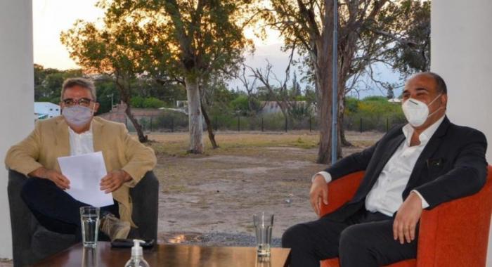 Manzur recibe al gobernador de Catamarca para avanzar en dos obras hídricas  - LA GACETA Tucumán