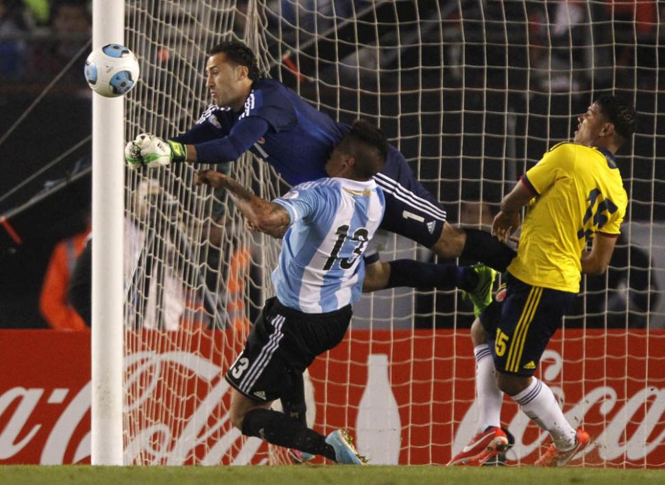 David Ospina. El arquero de Colombia fue figura. REUTERS/Enrique Marcarian