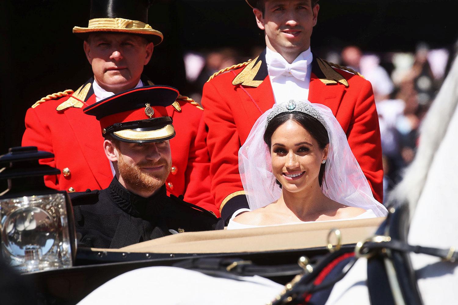 Se casaron el príncipe Harry y la actriz Meghan Markle en el Castillo de Windsor
