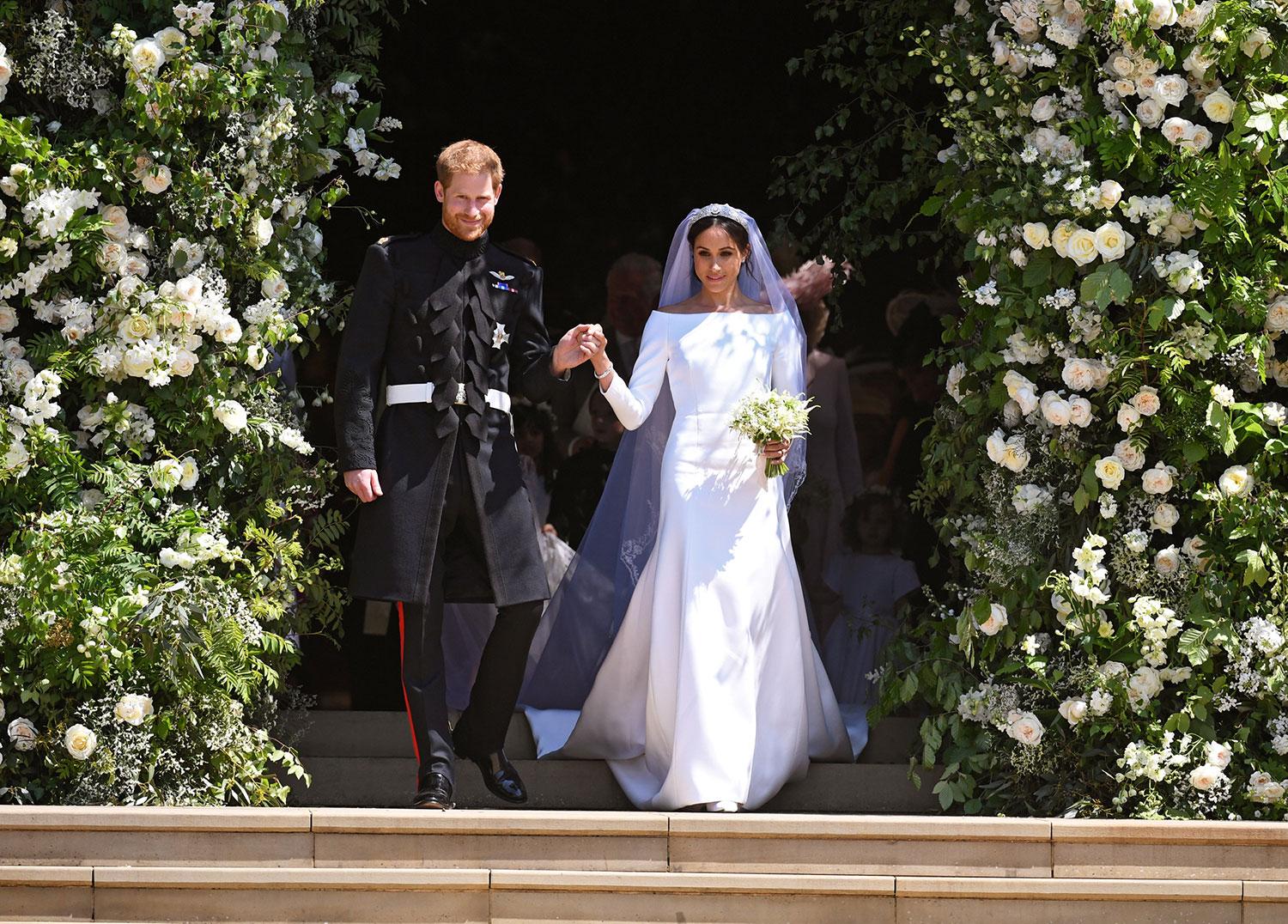 Se casaron el príncipe Harry y la actriz Meghan Markle en el Castillo de Windsor