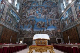 La Capilla Sixtina recibe al cónclave