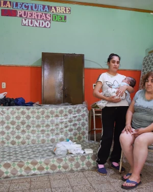 El agua hizo estragos en Los Gómez