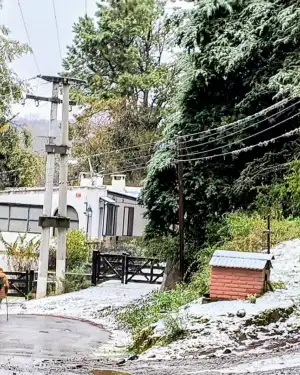 ¡Llegó la nieve a Tafí del Valle!