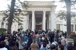 Marcha federal universitaria en Tucumán
