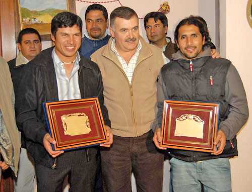 El “Ratón” y “Pigu” fueron homenajeados
