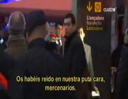 Hinchas del Real Madrid insultaron a sus jugadores