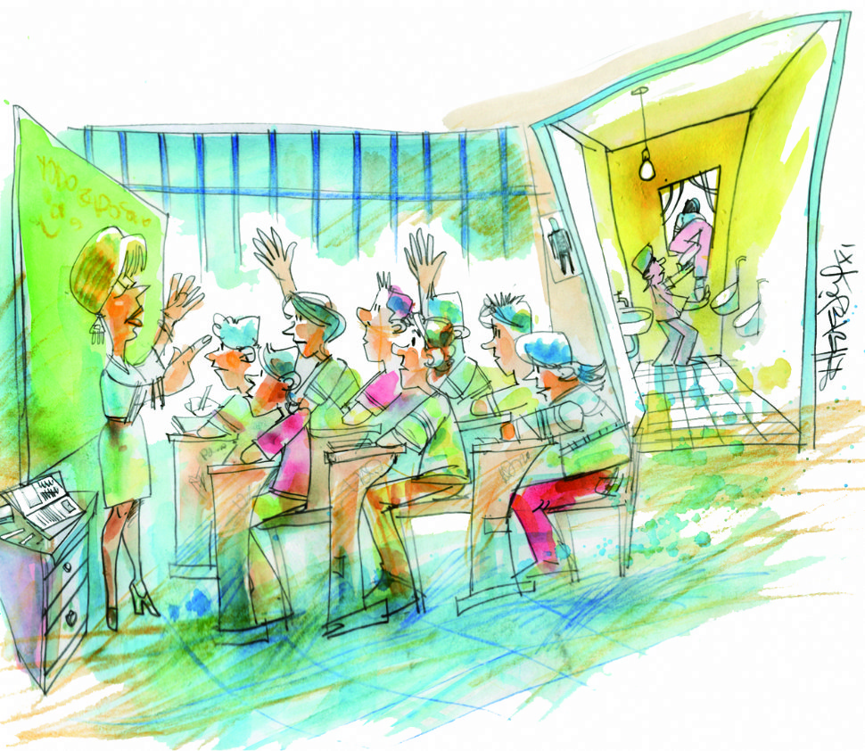 En el Roca, cuatro chicos pidieron permiso para ir al baño y huyeron