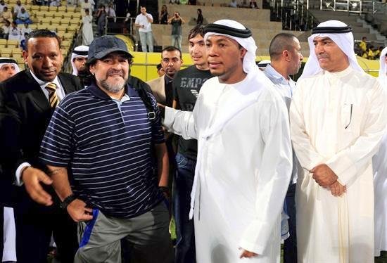 COMO UNA ESTRELLA. Maradona cobrará una cifra millonaria por un contrato de dos años. FOTO TOMADA DE FUTBOLARGENTINO.COM