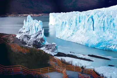 El espectacular desprendimiento del glaciar Perito Moreno se produjo sin que nadie lo viera
