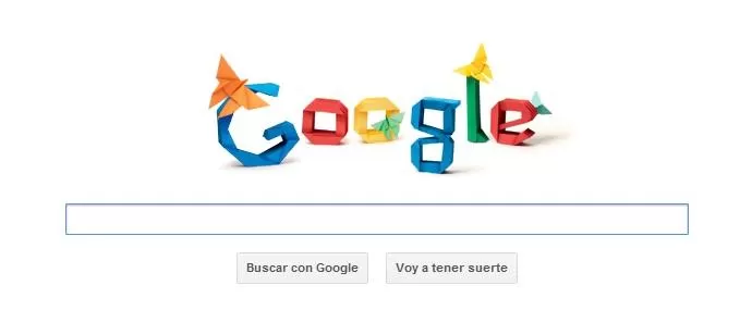 DE PAPEL. El doodle de Google rinde homenaje al padre del origami. CAPTURA DE PANTALLA