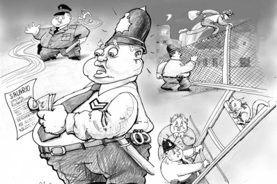 Si no hacen dieta, a policías británicos les bajarán el sueldo
