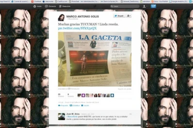 Marco Antonio Solís: muchas gracias Tucumán