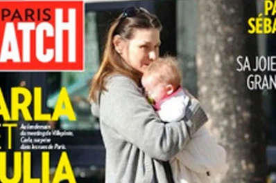 La foto que enojó a Carla Bruni