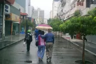 Tucumán amaneció bajo una tenue llovizna