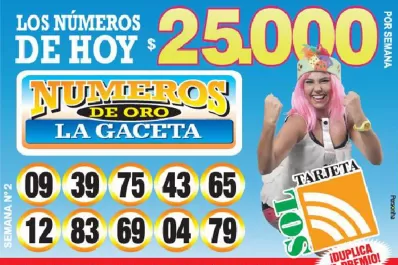Los Números de Oro de LA GACETA