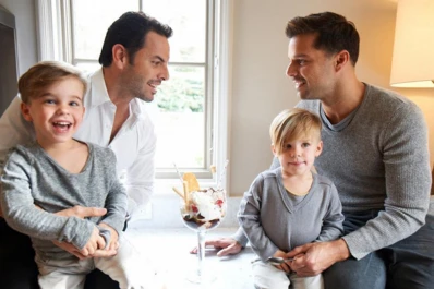 Ricky Martin mostró a sus hijos y a su pareja