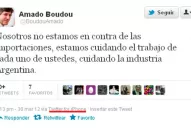 Boudou defendió el freno a las importaciones desde un iPhone y desató la polémica en Twitter