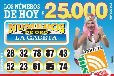 Los Números de Oro de LA GACETA