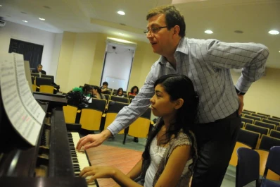 Oscar Macchioni transmitió su talento a los jóvenes