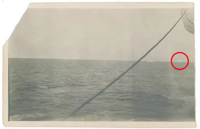 FOTOGRAFIA. El iceberg que provocó el hundimiento del Titanic. FOTO TOMADA DE NOTICIAS.LAINFORMACION.COM