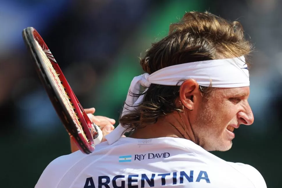 PUNTO ABAJO. Nalbandian no pudo y Croacia se quedó con el primer punto de la serie en la Davis. TELAM