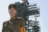 Corea del Norte mostró su cohete a la prensa extranjera