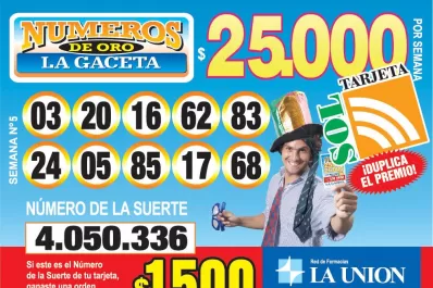 Los Números de Oro de LA GACETA