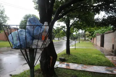 La capital amaneció con la basura en las calles