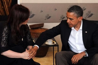 Cristina Fernández y Obama se reunieron a agenda abierta